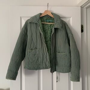 Blank nyc women’s green jacket size small.
